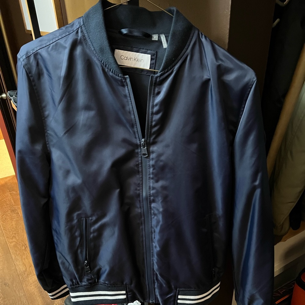 Mens Calvin Klein baseball jacket